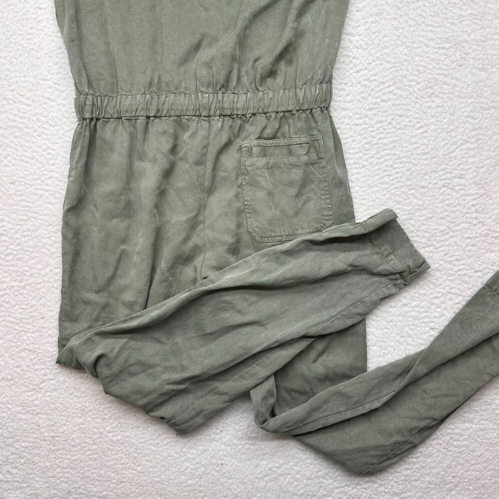 [Yfb] Green Sleeveless Button Front Every Jumpsui… - image 6